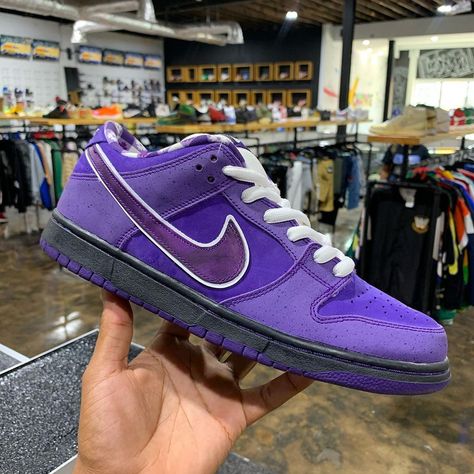 Xchange Norfolk📍 on Instagram: “Nike Sb purple lobster size 10 is now available in store for $800” Purple Lobster Sb Outfit, Sb Outfits, Purple Lobster, Custom Made Shoes, Nike Sb, Nike Air Force Sneaker, Black Outfit, Norfolk, Sneakers Nike