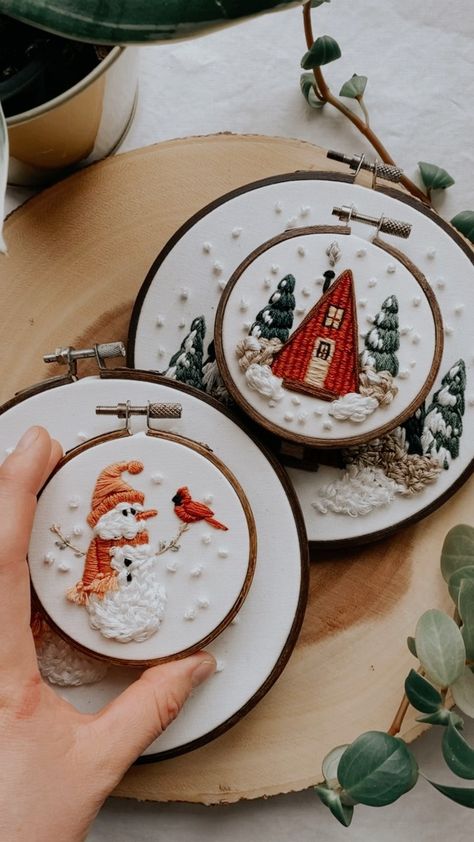 Magnus & Quill Embroidery (@magnusandquill) | Instagram profile Magnus And Quill Embroidery, Hanging Embroidery, Ornament Kit, Embroidery Kits, Looking Forward, Instagram Profile, Holidays, Embroidery, Instagram