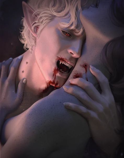 lily 🦷 (@feyspeaker) / X Hot Vampires, Forgotten Realms, Vampire Art, Baldur's Gate, I'm A Simp, On Tumblr, Gate, Lily, Fan Art