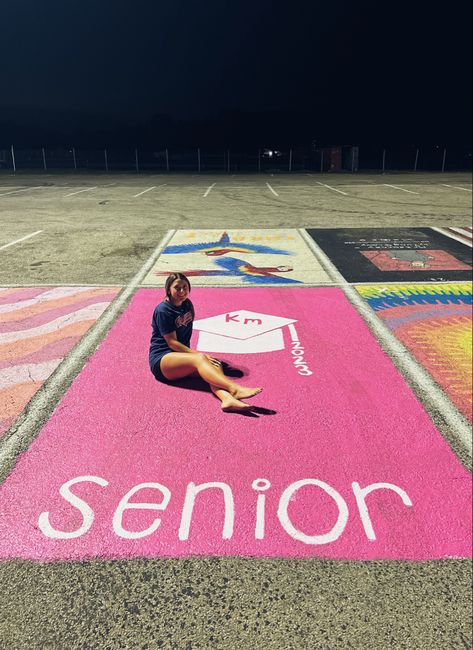 Cute Simple Senior Parking Spot Ideas, Easy Senior Parking Spot Ideas, Parking Spot Painting Easy, Simple Parking Spot Painting Ideas, Senior Parking Spaces Easy, Simple Senior Parking Spaces Ideas, Easy Parking Spot Painting Ideas, Funny Parking Spot Painting Ideas, Senior Painted Parking Spaces