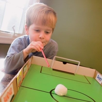 Table Top Soccer | 20 After-School Activities That Are Actually Fun Soccer Crafts, Oral Motor Activities, School Age Activities, Oral Motor, After School Club, Soccer Birthday, School Clubs, Soccer Game, Afterschool Activities