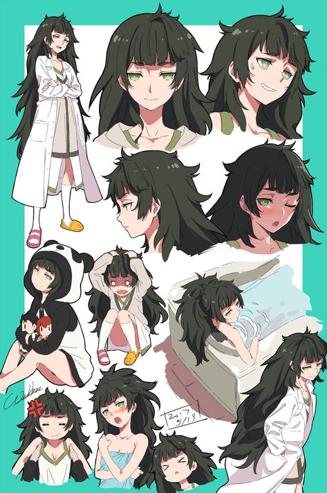 Hairstyle For Anime, Messy Hairstyle, Steins Gate 0, Steins Gate, Messy Hair, Hairstyles Long, Anime Hair, Manga Pictures, Character Design References