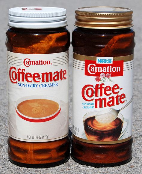 Nestle Coffee Mate, Non Dairy Creamer, Coffee Mate, Vintage Packaging, Fair Food Recipes, Coffee Creamer, Nutella Bottle, Vintage Coffee, Coffee Time