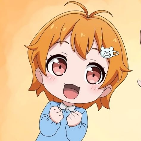 Short Orange Hair, Hagumi Kitazawa, Hello Happy World, Bandori Icons, Rythm Game, Dream Party, Rhythm Games, Perfect Game, Haikyuu Fanart