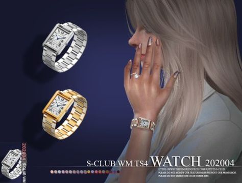 Watches Downloads - The Sims 4 Catalog Play Sims 4, Sims 4 Children, Play Sims, New Mods, Sims 4 Dresses, Sims 4 Update, Sims 4 Cc Packs, Sims 4 Cas, Sims Community