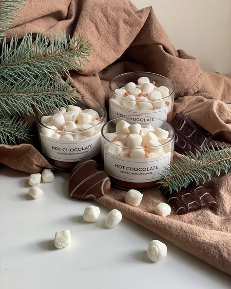 ✨Immerse Yourself in the Cozy Atmosphere with Our “Hot Chocolate” Candle!✨ Introducing our new creation – a candle designed to look like a cup of hot chocolate with marshmallows! It’s not just a candle but a little miracle that will warm your heart on cold winter evenings. Price:25$ 🎄 Fragrance: A delicate blend of vanilla, cream, and chocolate that fills your home with warmth and coziness. Imagine lighting this candle, enjoying its soft glow and a scent that transports you to a winter w... Desert Candle, Hot Chocolate Candle, Hot Chocolate With Marshmallows, Chocolate With Marshmallows, Chocolate Candle, Cup Of Hot Chocolate, Winter Fragrance, Hot Chocolate Marshmallows, Winter Top