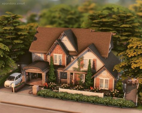 The Sims 4 Large Family Home - Download Tray File Cute Family Home Sims 4, Sims 4 Big Family House 5 Bedrooms, Sims 4 Cc Family Houses Download, Sims 4 House Tray Files, Sims 4 Base Game House Download, Sims 4 Family Home Cc, Sims 4 Home Download, Sims 4 Family House Download, Sims 4 Family House Cc