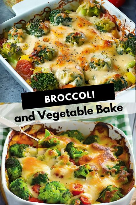 Treat yourself to a nourishing meal with our Nourish Your Body Broccoli and Vegetable Bake, filled with a variety of veggies to fuel your day with flavor and nutrition! 🌟🥦 #NourishYourBody #HealthyDinner #VeggieFuel #NutrientRich #EatYourVeggies Broccoli Main Dish Recipes, Vegetable Bake Recipes, Vegetable Bake, Nutritious Dinner, Quiche Recipes Easy, Broccoli Bake, Main Dish Casseroles, Baked Veggies, Baked Vegetables