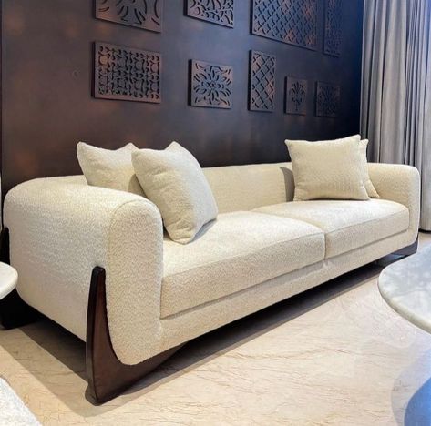 Teddy Sofa, Sleek Sofa, Sofa Design Ideas, Blue Sofa Living, Modern Home Living Room, Sofa Couch Design, Unique Sofa, Luxury Sofa Living Room, Latest Sofa Designs