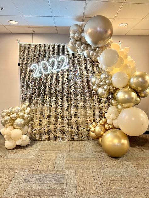 Baloni Dekoracija, Prom Balloons, Deco Nouvel An, New Year Backdrop, Prom Backdrops, Deco Ballon, New Year's Party Decorations, Shimmer Wall, Prom Decor