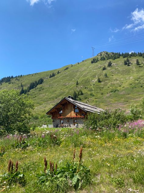 French Alps Summer, Cottagecore Flowers, Mountain Summer, Mountain Cottage, Cottage Aesthetic, French Alps, London Travel, Travel Inspo, Go Outside