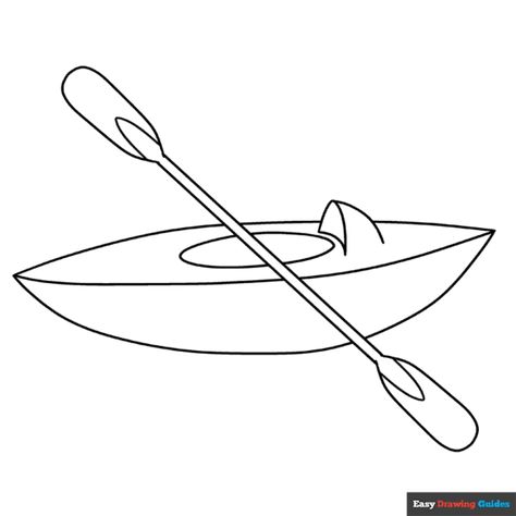 Free Kayak Coloring Page for Kids Kayak Drawing, Kayak Pictures, Easy Drawing Guides, Sports Coloring Pages, Drawing Guides, Kids Print, Printable Coloring Sheets, Drawing Tutorial Easy, Coloring Tutorial