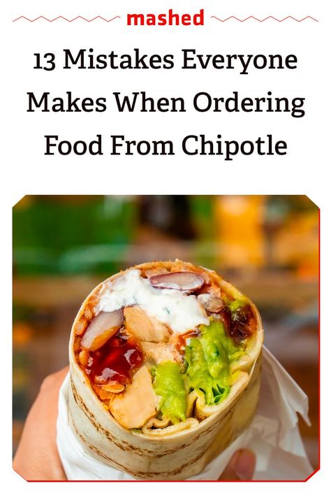 Whether you think of yourself as a Chipotle connoisseur or have never even stepped foot in one, ordering at Chipotle can sometimes be tricky, and mistakes can be made. #Chipotle #Restaurants What To Order At Chipotle, Best Chipotle Order, Chipotle Order Ideas, Chipotle Catering, Chipotle Carnitas, Chipotle Restaurant, Chipotle Menu, Chipotle Order, Veggie Burrito