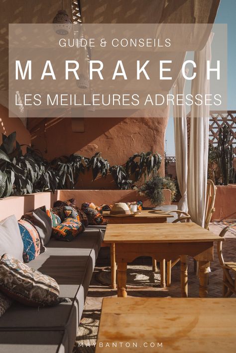 Dans ce guide de Marrakech tu trouveras les meilleures adresses de la ville pour dormir ou manger mais aussi les activités les plus cool à faire lors d'un voyage dans l'ancienne capitale du Maroc. Morocco Taghazout, Fantasy Holidays, Travel Marrakech, Souk Marrakech, Morocco Itinerary, Riad Marrakech, Travel Morocco, Visit Marrakech, Marrakech Travel