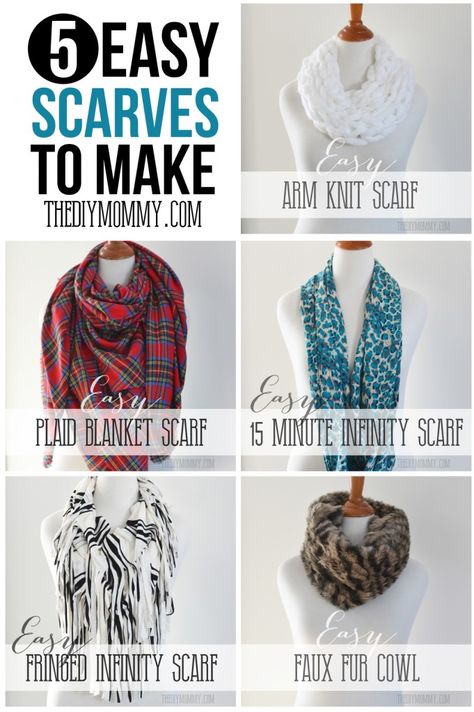 Make an Easy Fringed Infinity Scarf Baking Kit Gift, Arm Knitting Scarf, Sewing Scarves, Plaid Diy, Diy Fashion Scarf, Make Tutorial, Scarf Tutorial, Plaid Blanket Scarf, Plaid Blanket