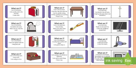 'What Am I?' Food-Themed Guessing Game Riddles for Kids Support Drawing, Guessing Games For Kids, Word Riddles, Riddles For Kids, Picture Clues, Household Objects, I Am Statements, Free Teaching Resources, Guessing Games