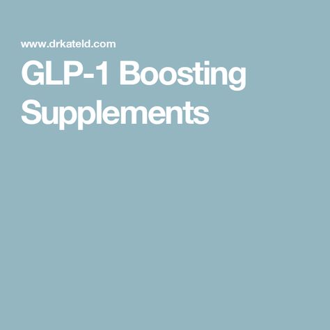 GLP-1 Boosting Supplements Glp-1 Supplements, Energy Supplements, Success Stories, Diet, Health, High Quality