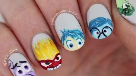 Uñas Disney Disney Nail Designs, Disney Inspired Nails, Disney Acrylic Nails, Nail Art Disney, Nail Art Designs Summer, Disney Nails, Nails For Kids, Art Disney, Cute Nail Designs