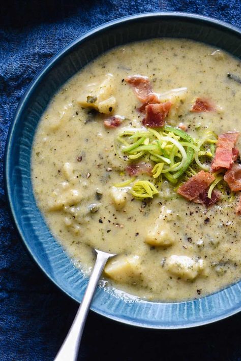 Colcannon Soup Recipe, Potato And Cabbage Soup, Colcannon Soup, Potato And Cabbage, Cabbage Potato Soup, Irish Potato Soup, Irish Colcannon, Soup Cabbage, Colcannon Recipe