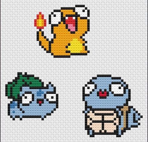 Derpy Pokemon Cross Stitch, Derpy Pokemon Pixel Art, Derpy Pokemon Perler Beads, Button Printables, Cross Stitch Pokemon, Alakazam Pokemon, Cross Stitch Patterns Free Disney, Stitch Pokemon, Pokemon Pixel Art