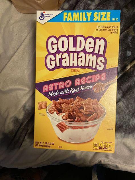 Golden Grahams Cereal, Golden Grahams, Real Honey, Retro Recipes, Graham Crackers, Pop Tarts, Food To Make, Cereal, Watermelon