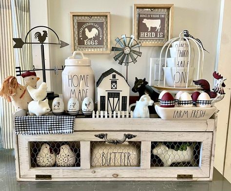 Hobby Lobby Chicken Wire Shelf, Hobby Lobby Shelves, Baking Area, Chicken Wire Shelf, Hobby Lobby Shelf, Farmhouse Shelves Decor, Farmhouse Kitchen Inspiration, Kitchen Countertop Decor, Countertop Decor