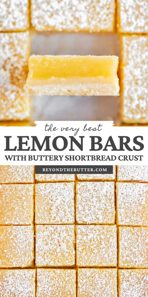 Potluck Meals, Easy Lemon Bars, Lemon Bars Easy, Curd Filling, Citrus Recipes, Spring Recipe, Lemon Bars Recipe, Lemon Curd Filling, Xmas Treats