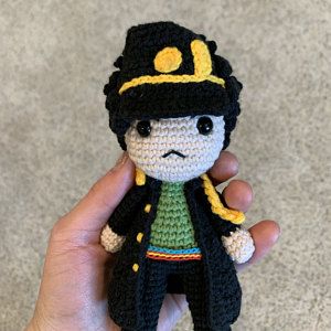 Jojos Bizzare Adventure Crochet, Crochet Jojo Bizarre, Jjba Crochet, Jjk Crochet, Amigurumi Anime, Anime Crochet, Anime Diys, Anime Doll, Bf Gifts