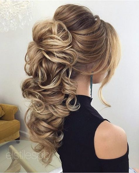 Formal Hairstyles For Long Hair, Long Hair Updo, Half Updo, Wedding Hairstyles For Long Hair, Formal Hairstyles, Wedding Hair And Makeup, Hair Dos, Gorgeous Hair, Bridesmaid Hair