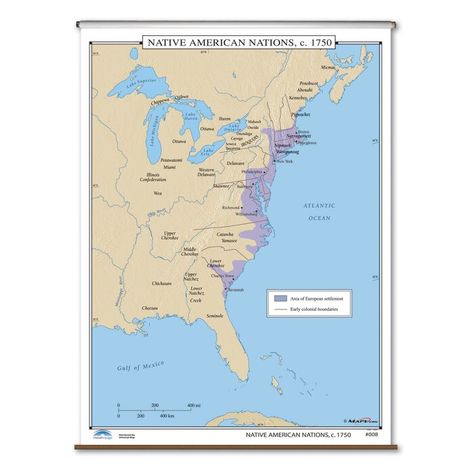 Universal Map U.S. History Wall Maps - Native American Nations | Wayfair Planting Zones Map, American History Timeline, National Geographic Maps, Folded Maps, History Wall, History Curriculum, American Continent, Colonial America, History Timeline