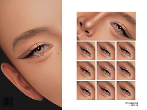 Sims 4 Cc Nose Contour, Sims 4 Nose Contour, Sims 4 Cc Nose, Classic Eyeliner, Nose Contour, Makeup Cc, Sims 4 Cc Makeup, Creamy Lipstick, Nose Contouring