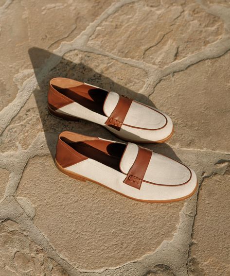 Tan loafer