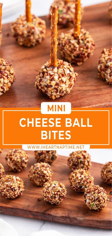 Cheese ball bites are flavorful appetizers that are perfect for snacking or serving at parties. These mini cheese balls are loaded with everyone’s favorite ingredients, and they are incredibly simple to make. Mini Bites Appetizers, Mini Cheese Balls Recipe, Housewarming Food, Bacon Ranch Cheese Ball, Ranch Cheese Ball, Mini Cheese Balls, Cheese Ball Recipes Easy, Cheese Ball Bites, Mini Appetizers