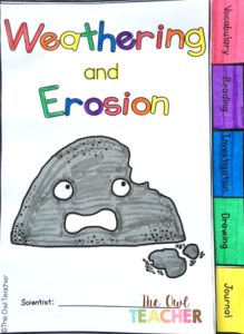 Looking for an engaging experiment to teach your students about weathering and erosion? Read this blog post to learn about the one I did with my students. It even allowed them to activate background knowledge to make predictions about what would happen! Plus, you can learn a little bit about my Weathering and Erosion Tabbed Booklet. Erosion Activities, Owl Teacher, Fourth Grade Science, Weathering And Erosion, 4th Grade Science, 6th Grade Science, 5th Grade Science, Earth And Space Science, Science Units