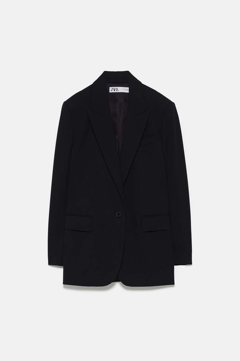 STYLECASTER | Zara Best Sellers Outfit Mit Blazer, How To Wear Blazers, Blazer Outfits Casual, Blazer Casual, Work Blazer, Diy Vetement, Single Button Blazer, Looks Chic, Casual Blazer