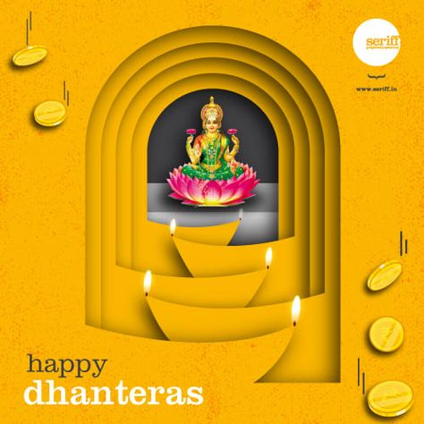 Happy Dhanteras! #festival #puja #buy #new #items #auspicious #jewellery #metals #start #festivities #Diwali Dhanteras Creative, Cheti Chand, Happy Dhanteras Wishes, Restaurant Graphics, Diwali Holiday, Happy Deepavali, Diwali Happy, Happy Diwali Images, Ram Ji