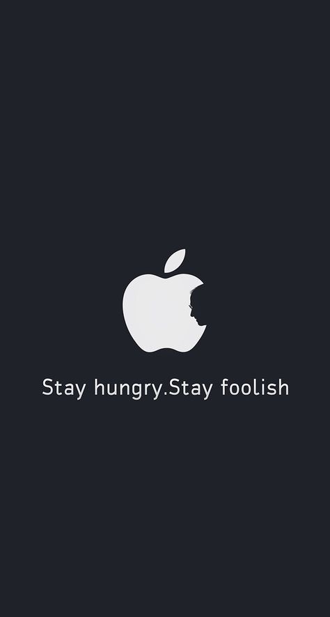 Stay hungry , stay foolish Stay Hungry Stay Foolish Wallpaper, Square Quotes, Steve Jobs Apple, Stay Hungry Stay Foolish, Steve Jobs Quotes, Fear Quotes, Stay Hungry, Apple Logo Wallpaper Iphone, Iphone Wallpaper Glitter