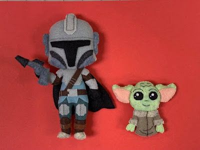 Mandalorian Crafts, Starwars Christmas, Star Wars Christmas Ornaments, Star Wars Crochet, Cross Stitch Floss, Felt Crafts Patterns, Felt Creations, Felt Ideas, Air Dry Clay Projects