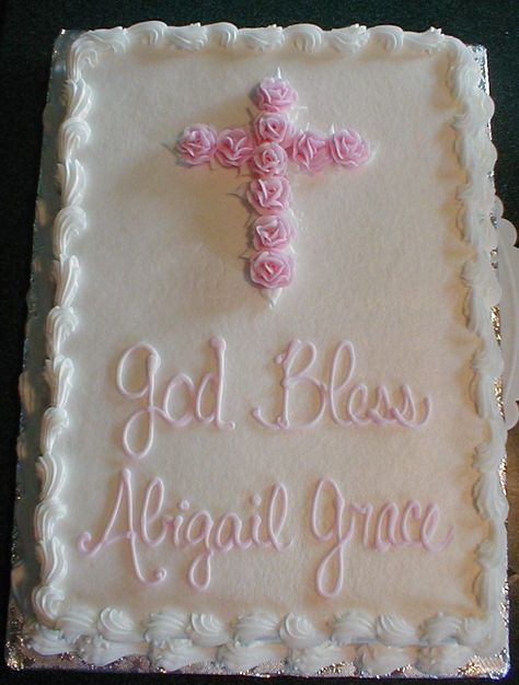 first communion sheet cakes - Google Search Baptism Sheet Cake, Girl Christening Cake, Baptism Cake Ideas, Baptism Cake Girl, Dedication Cake, Cake Paris, Holy Communion Cakes, Cross Cakes