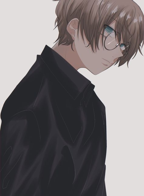 #animeboy #glasses #blueeyes Anime Guy With Glasses, Anime Glasses Boy, Michael Thomas, Anime People, Manga Boy, Fantasy Artwork, Face Claims, Blue Eyes, Anime Boy