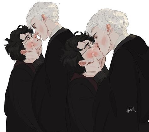 @ alek.dar on insta Art Harry Potter, Draco Malfoy Fanart, Drarry Fanart, Harry Draco, Gay Harry Potter, Images Harry Potter, Harry Potter Comics, Draco Harry Potter, Harry Potter Draco Malfoy