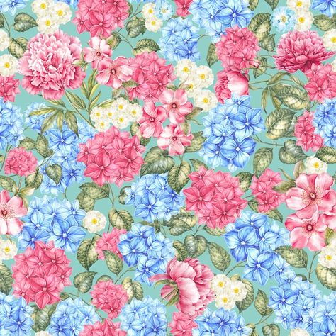 Photo floral seamless pattern. | Premium Photo #Freepik #photo #japan-sakura #sakura #sakura-flower #sakura-tree Butterfly Camouflage, Art Supplies Bag, Floral Font, Embroidery Blanks, Hydrangea Flowers, Flowers Fabric, Quilting Rulers, Quilting Supplies, Digital Print Fabric