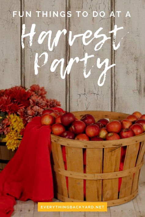 So many fun things to do at a harvest party! 🎃 Harvest Party Food, Summer Backyard Fun, Backyard Activities, Harvest Party, Backyard Fun, Diy Backyard, Backyard Design, Fun Things, Party Food