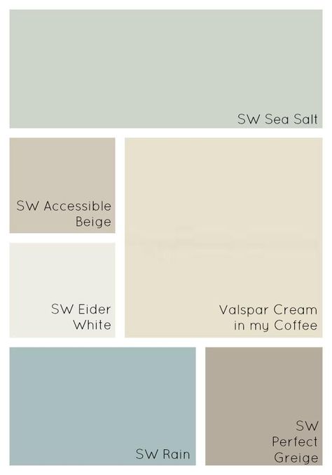 How to Choose Interior Paint Colors for Your Home - Simple Made Pretty - Our Paint Colors Wall Paint Palette Colour Schemes, Early Morning Paint Color, Nature Paint Colors Earth Tones, Paint Colors For Study Home Office, Cool Paint Palette, Celadon Color Palette, Interior Design Minimalist, Interior Paint Colors, House Paint