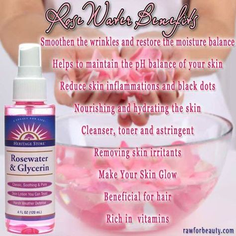 Rose Water Benefits . rosewater and glycerin Rose Water And Glycerin, Rose Water Benefits, Cleopatra Beauty Secrets, Italian Beauty Secrets, Beauty Hacks Eyelashes, French Beauty Secrets, Natural Beauty Secrets, Celebrity Beauty Secrets, Korean Beauty Secrets