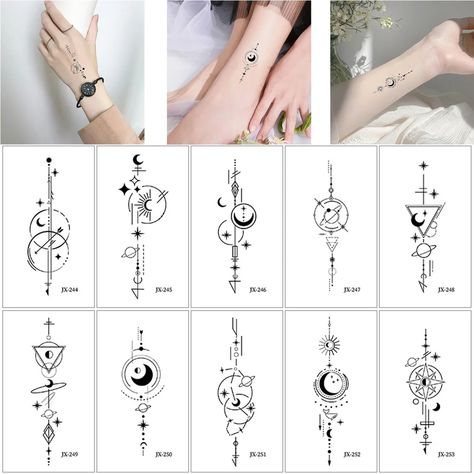 Horoscope Tattoos, Hand And Finger Tattoos, Tattoos For Women Half Sleeve, Zodiac Tattoos, Spiritual Tattoos, Small Hand Tattoos, Tattoo Style Drawings, Arm Tattoos For Women, Hand Tattoo