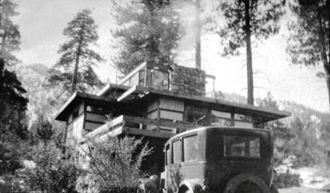 Wrightwood’s Lost Lovell Mountain House: A Southern California Mystery - California Historical Society Wrightwood California, Mountain Cabin, Mountain House, Historical Society, Tree House, Southern California, Old Fashioned, Tiny House, Architects