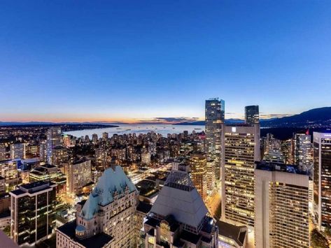 This Is What A $26.8M Penthouse In Vancouver Looks Like (PHOTOS) Vancouver Hotels, Downtown Core, Penthouse Suite, Rich And Famous, Downtown Vancouver, Old English Sheepdog, Dream Board, Old English, Outdoor Lounge