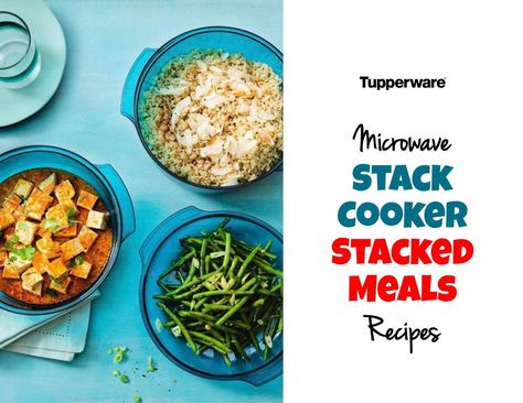 Tupperware Microwave Stack Cooker Stacked Meal Recipes Tupperware Stack Cooker Recipes Meals, Stack Cooker Recipes Tupperware, Tupperware Stack Cooker Recipes, Tupperware Stack Cooker, Tupperware Cake, Cooker Cake, Microwave Cooker, Cooking With Ground Beef, Tupperware Recipes