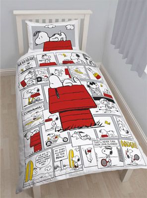 Snoopy and Peanuts duvet set from George at Asda Snoopy Blanket, Snoopy Items, Baby Snoopy, Snoopy Comics, Single Bedroom, Twin Comforter, Charlie Brown And Snoopy, Comforter Cover, George At Asda